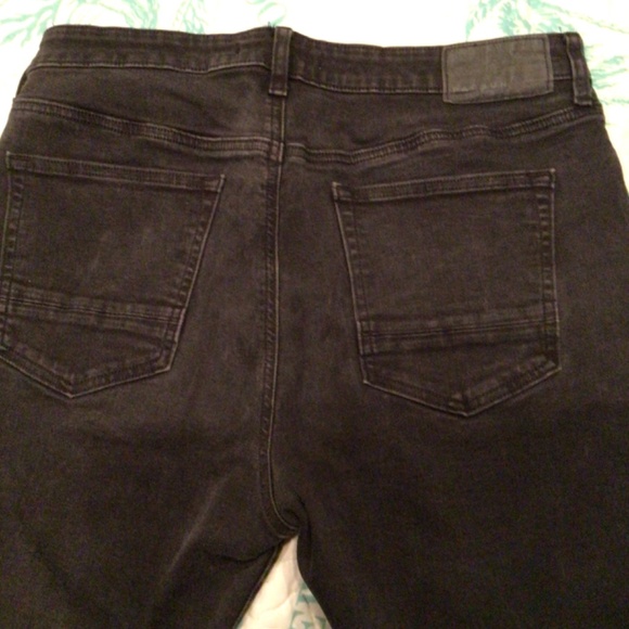 Pacsun , black jeans , 33x 32 . Slim tapper - Picture 3 of 4